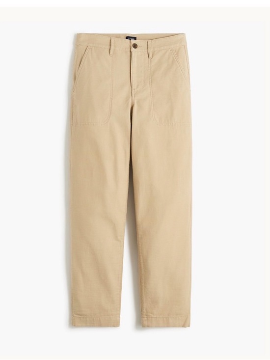 J. Crew Pants - J. Crew Women's Cotton Camp Pant in Light Khaki